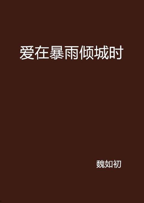 爱在暴雨时分